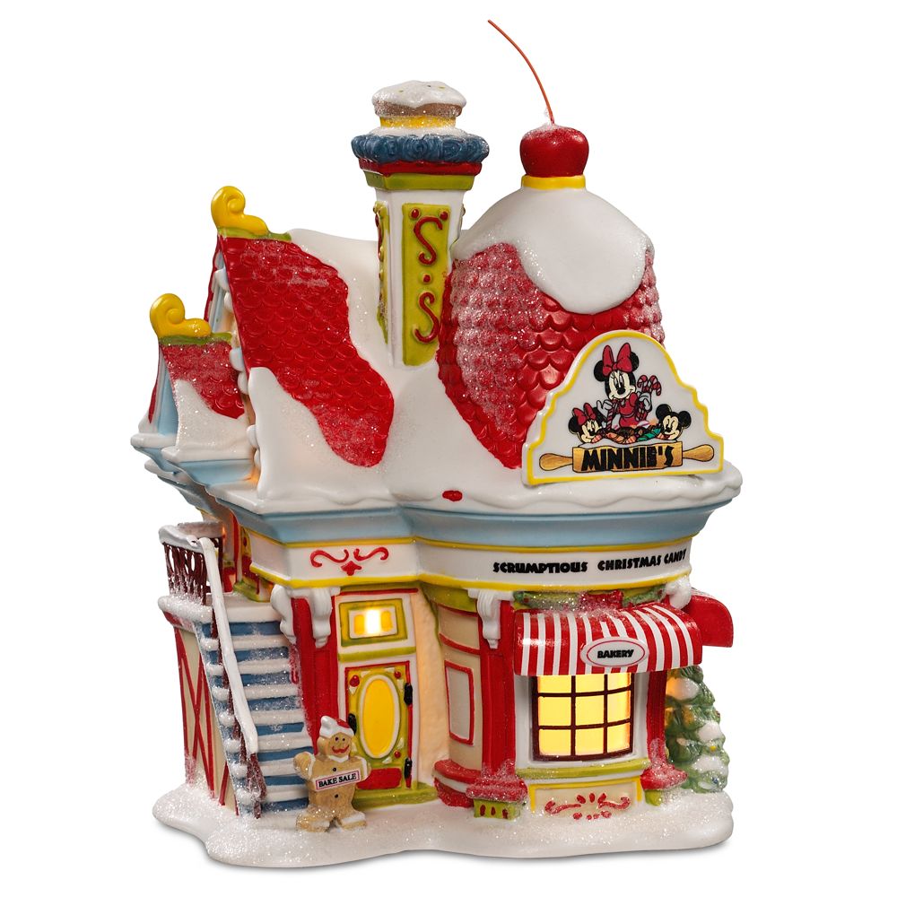 Light-Up ''Minnie's Bakery'' Building by Dept. 56