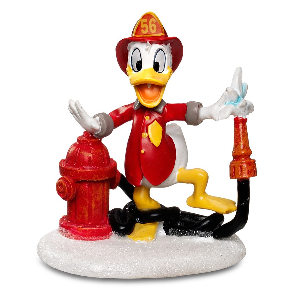 ''Donald's Fire Station'' Donald Duck Figurine by Dept. 56