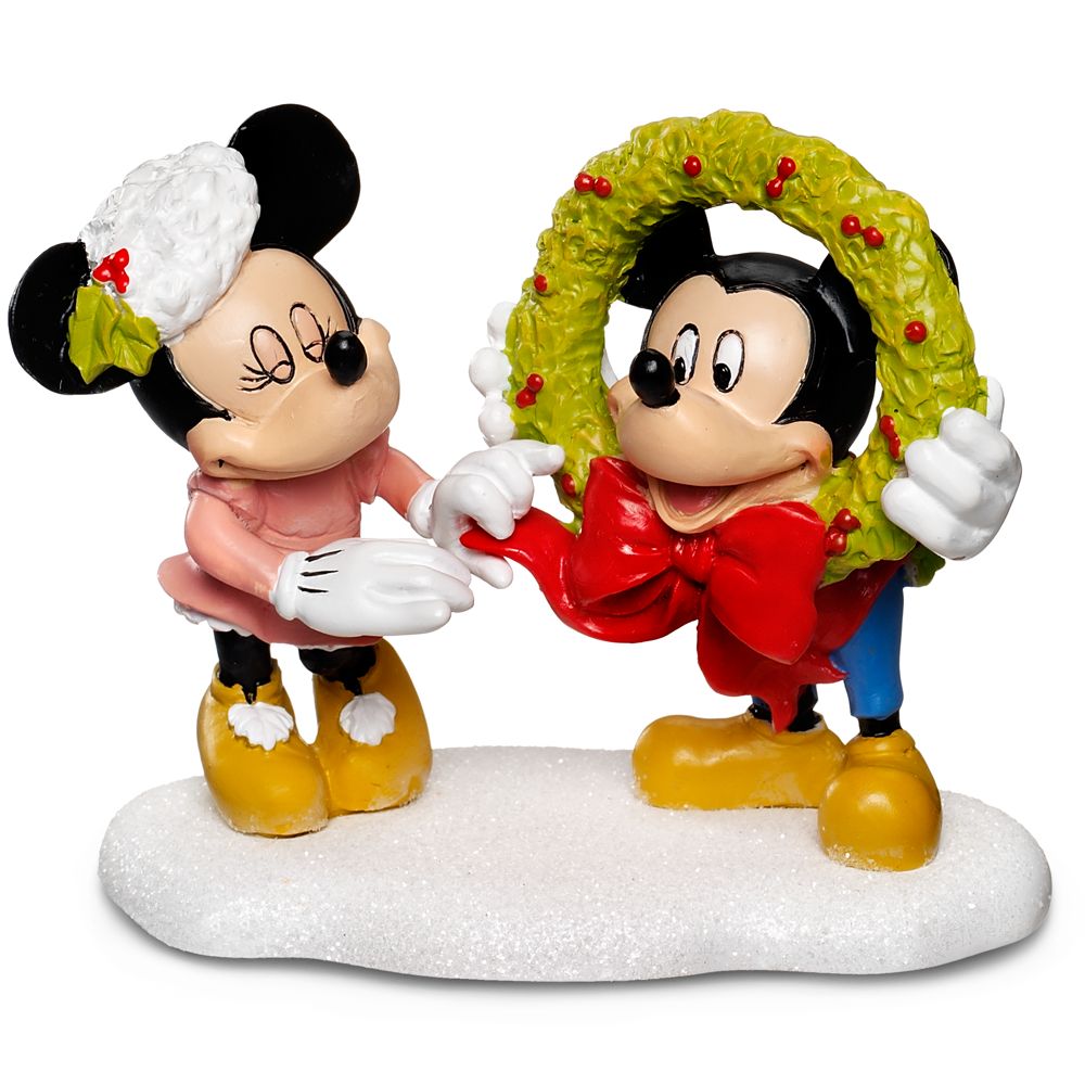 Decorating Mickey Minnie and Mickey Mouse Figurine by Dept. 56