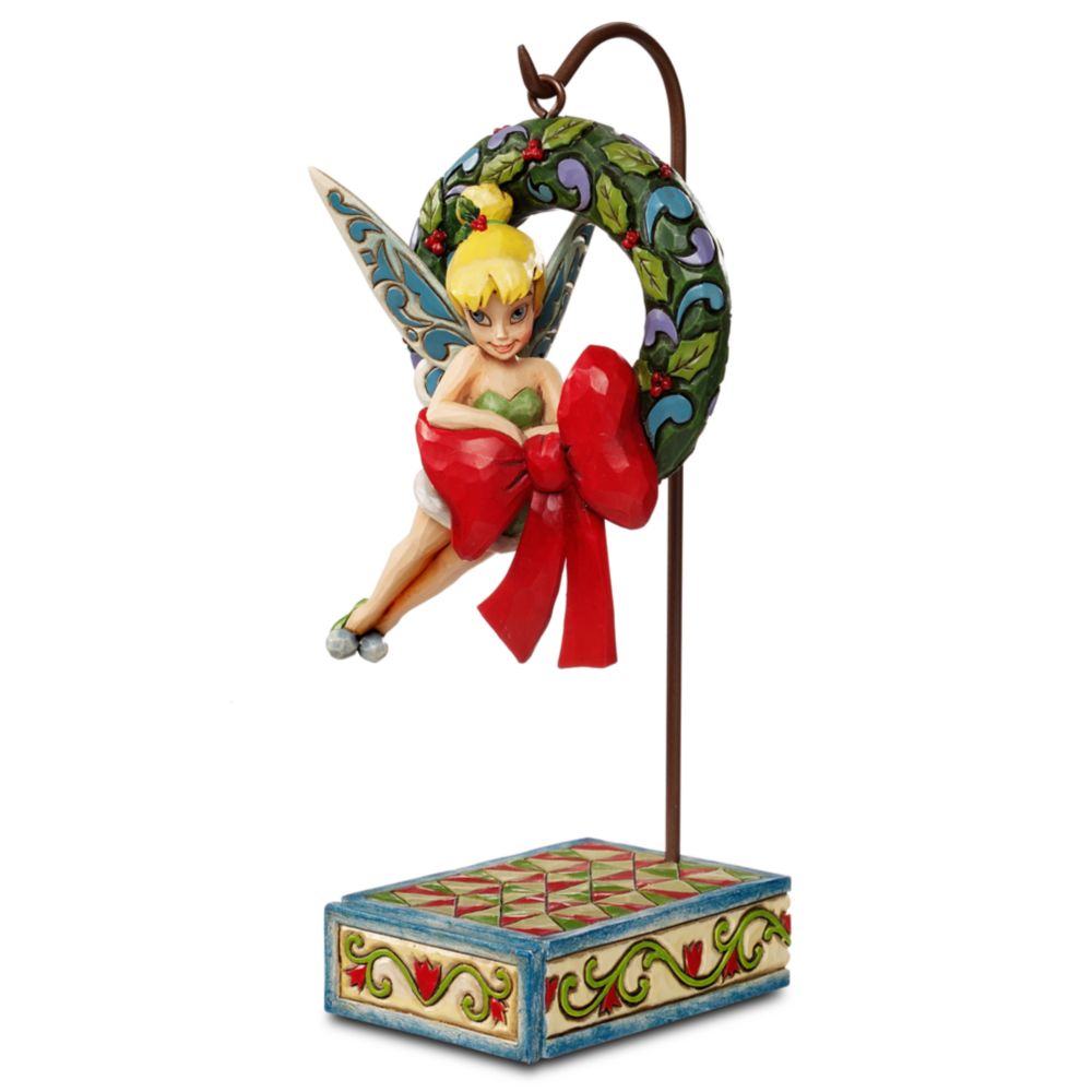 Tinker Bell with Wreath Hanging Figurine by Jim Shore