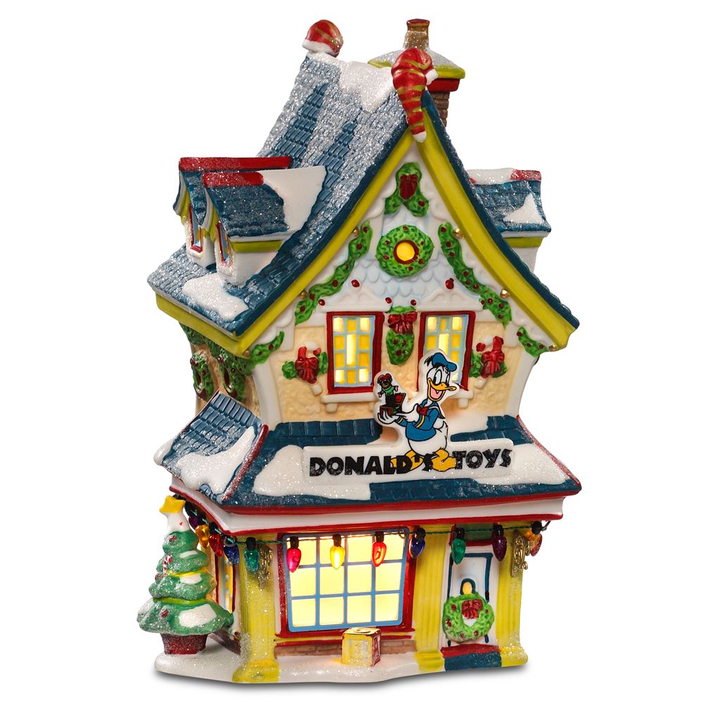Light-Up ''Donald's Toy Shop'' Building by Dept. 56