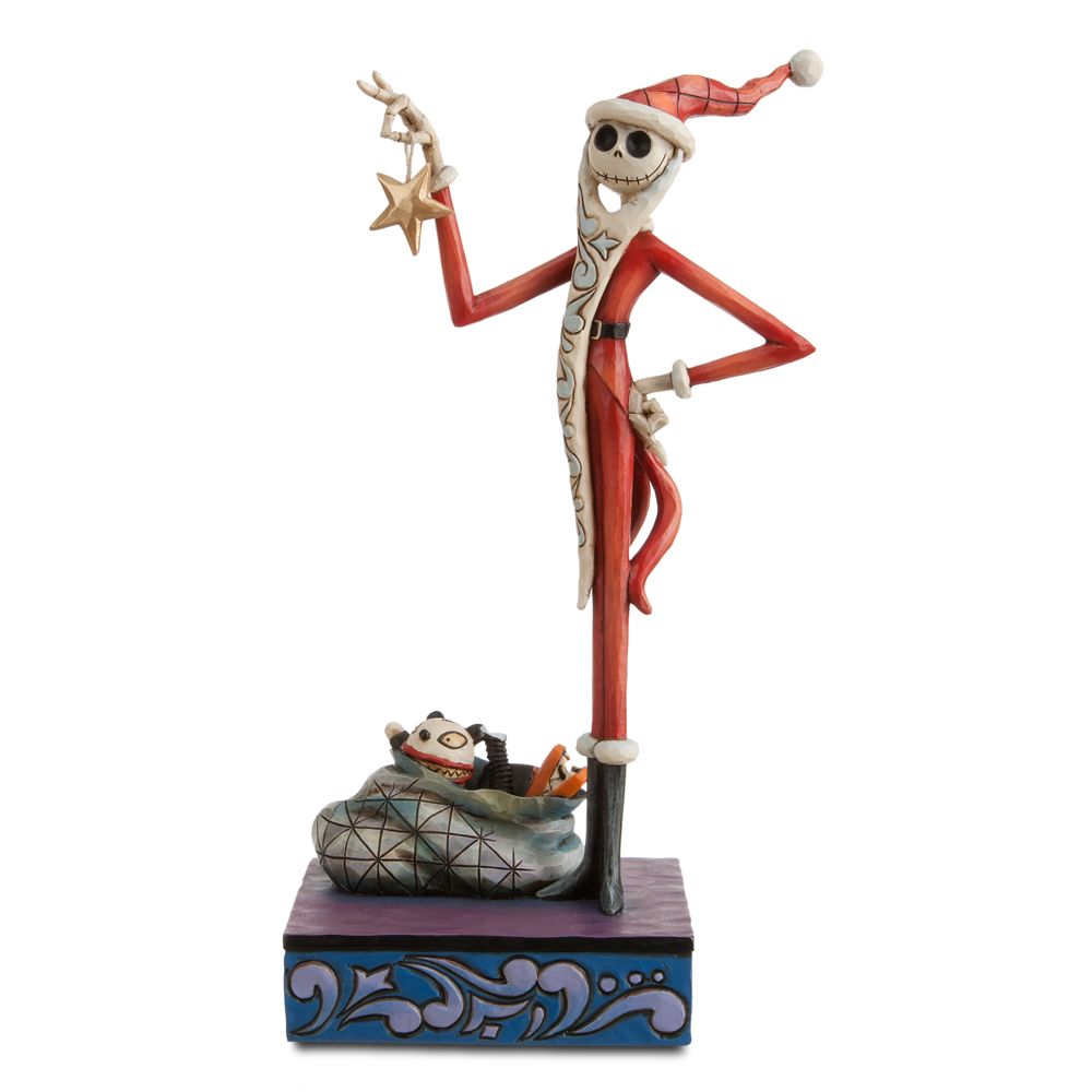 Jack Skellington Figure by Jim Shore - Santa Jack is Coming to Town