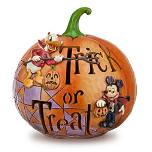 Mickey Mouse and Donald Duck Jack OLantern by Jim Shore