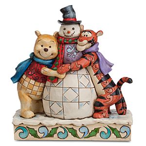 Winnie the Pooh and Tigger Winter Hugs Figure by Jim Shore