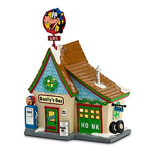 Goofy Goofys Gas Station Building by Dept. 56