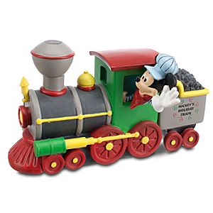 Mickey Mouse Mickeys Holiday Train Figurine by Dept. 56
