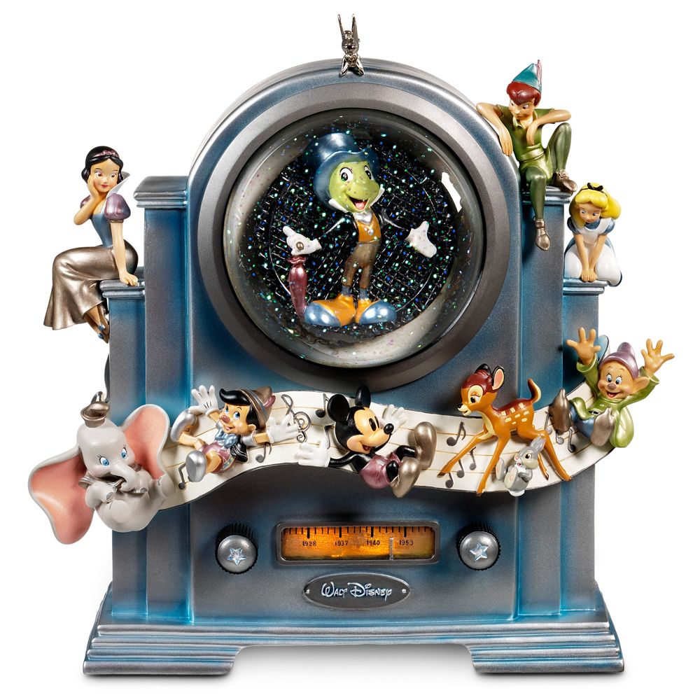 D23 Exclusive 25th Anniversary ''On the Air'' World of Disney Snowglobe