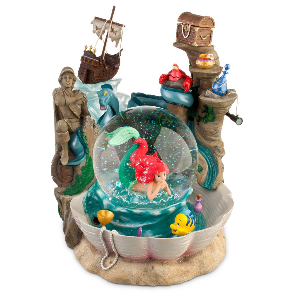 ''Ariel's Grotto'' The Little Mermaid Snowglobe