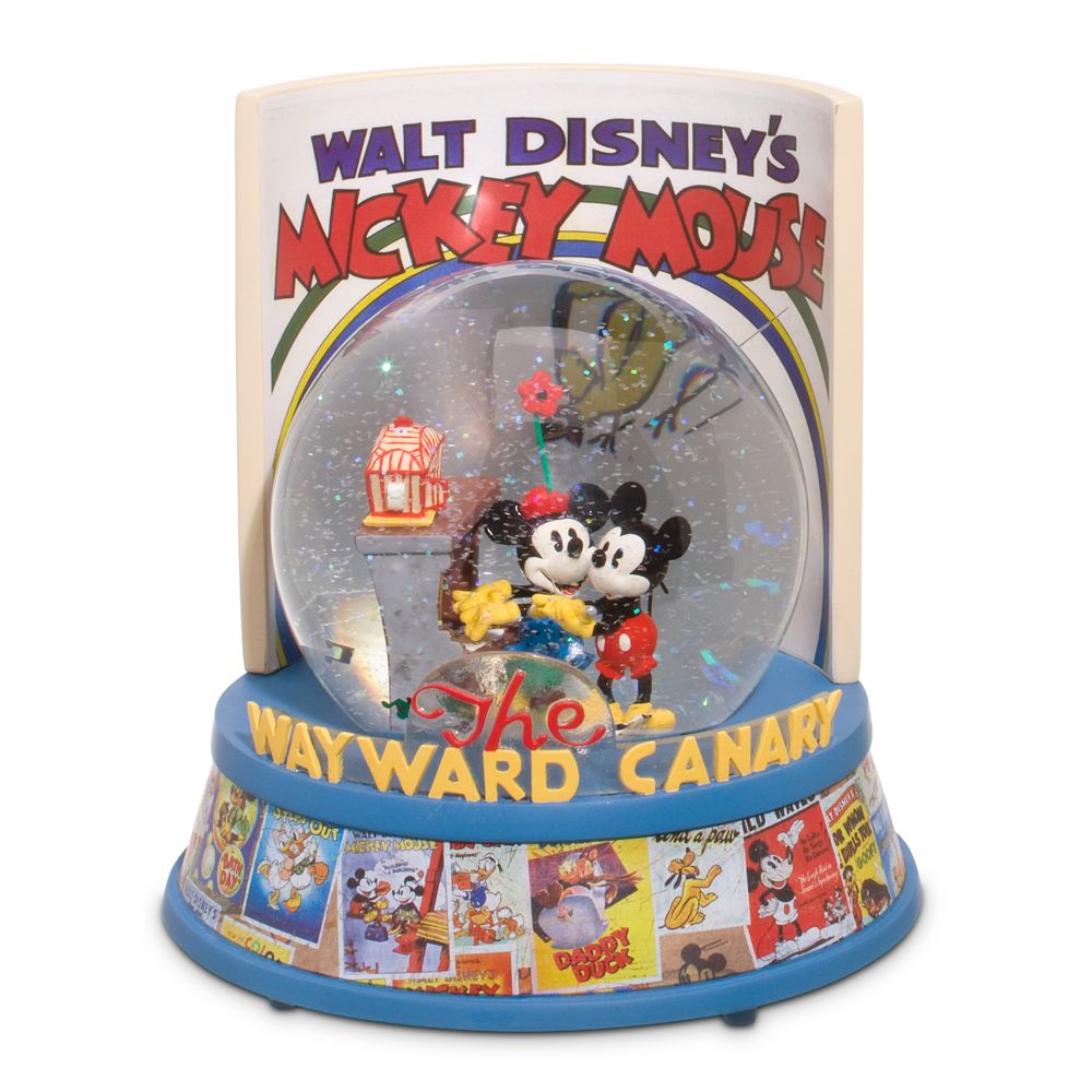 Disney Nostalgia The Wayward Canary Mickey Mouse Snowglobe