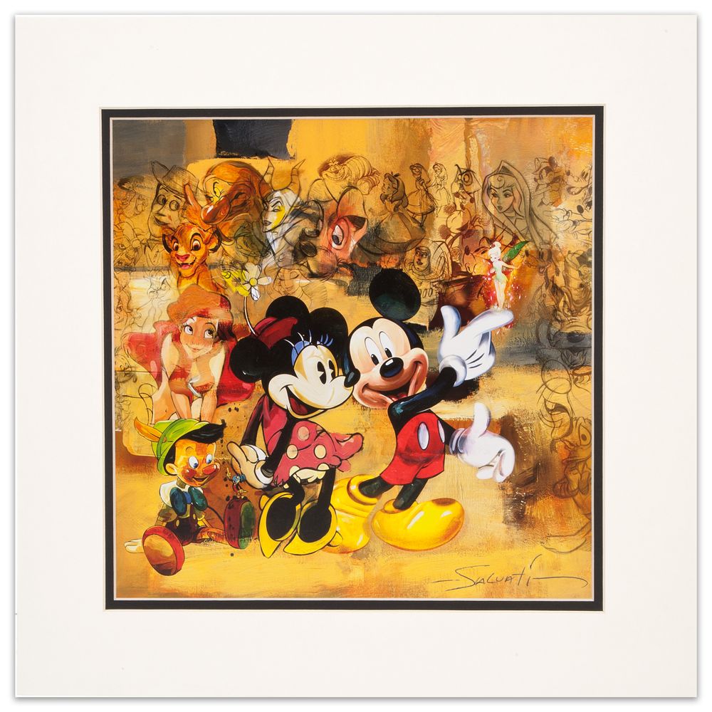 Limited Edition D23 Exclusive 25th Anniversary ''25 Years of Magic'' Disney Lithograph by Jim Salvati