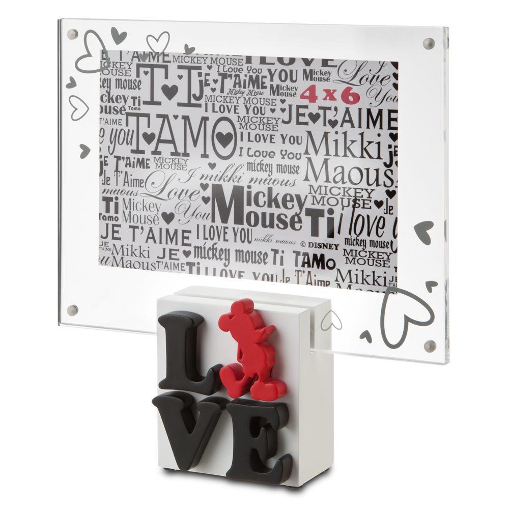 LOVE Mickey Mouse Photo Frame -- 4 x 6