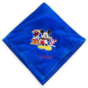 Mickey Mouse Throw Blanket - Personalizable