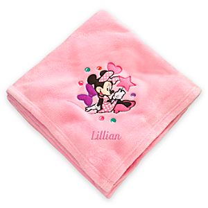 Minnie Mouse Throw Blanket - Personalizable