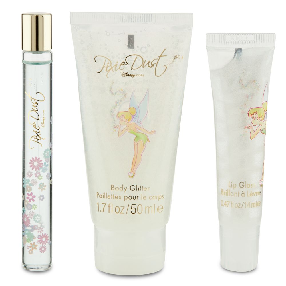 Pixie Dust Disney Store Eau De Toilette, Body Glitter, and Lip Gloss Boxed Set -- 3-Pc.