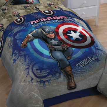 Captain America Twin Comforter