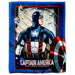 Captain America Fleece Blanket