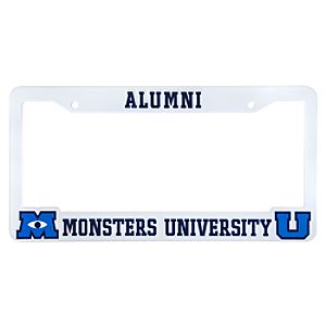 Monsters University License Plate Frame