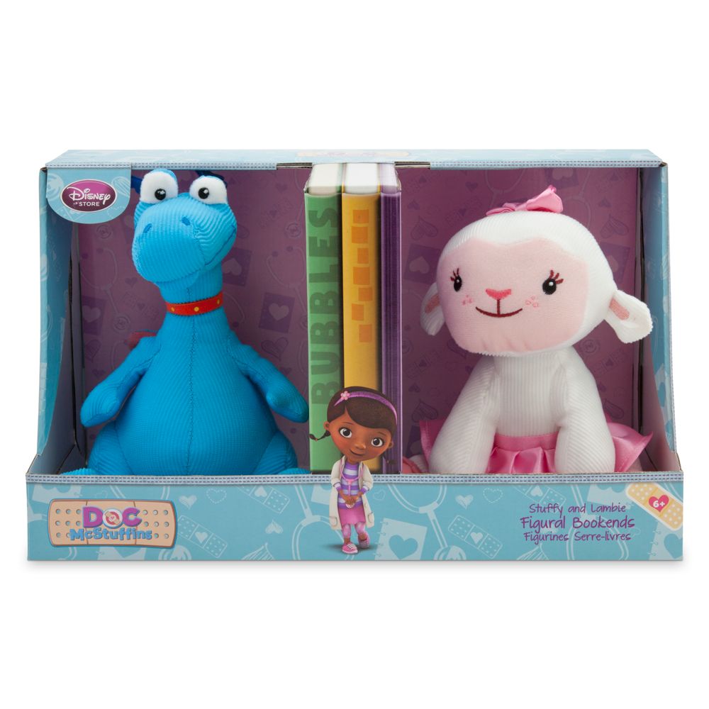 Stuffy and Lambie Figural Bookends - Doc McStuffins