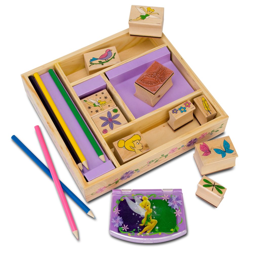 Tinker Bell Wooden Stamp Set