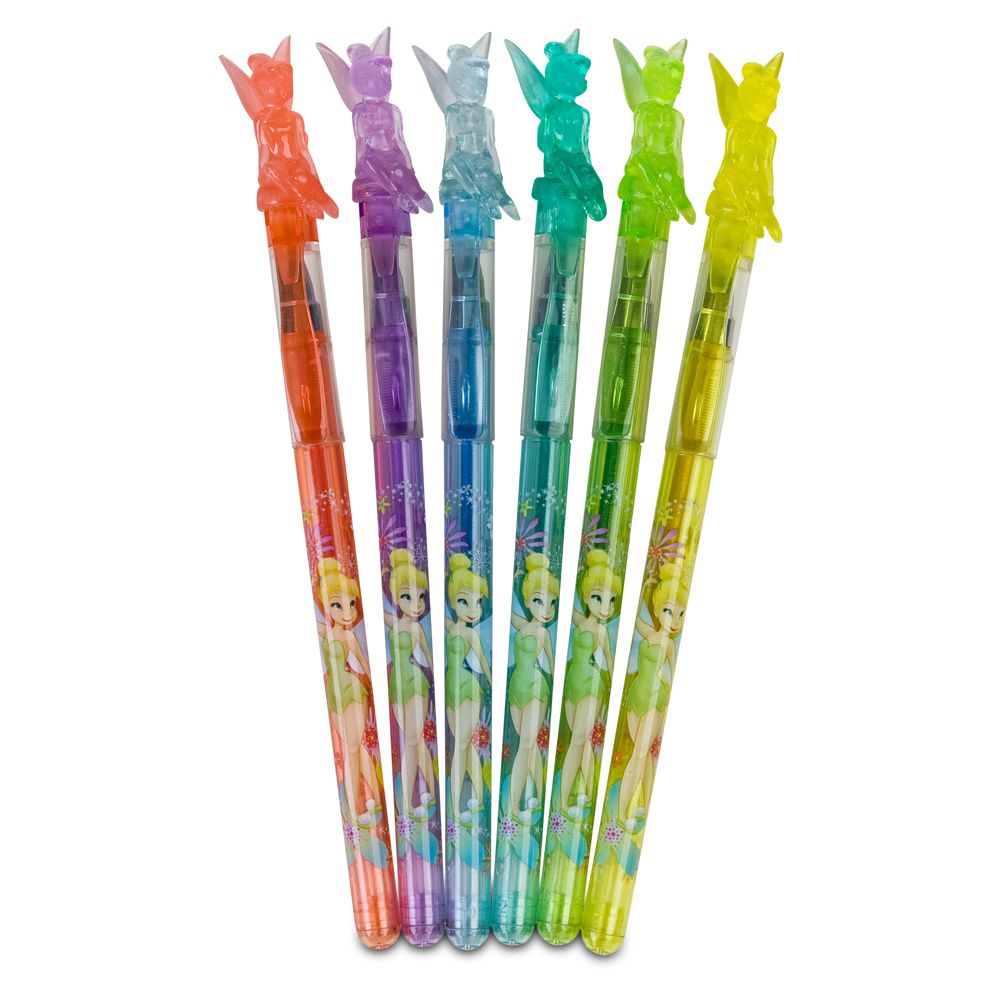 Icon Tinker Bell Gel Pen Set -- 6-Pc.