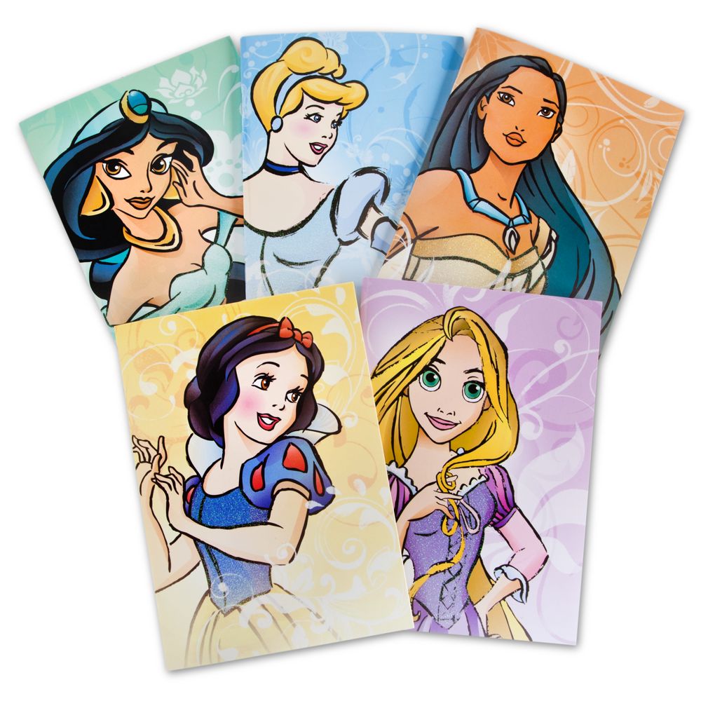 Disney Princess Notebook Set #2 -- 5-Pc.