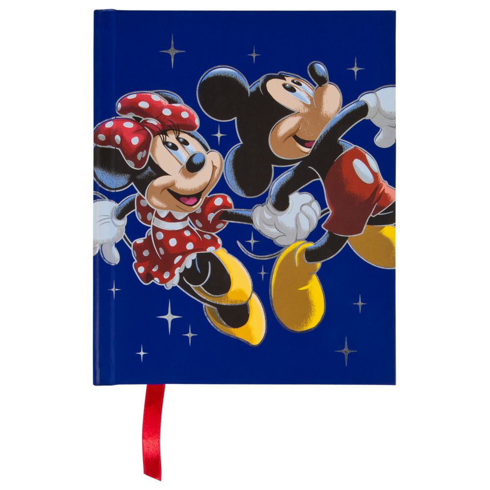 Disney Store 25th Anniversary Minnie Mouse and Mickey Mouse Journal