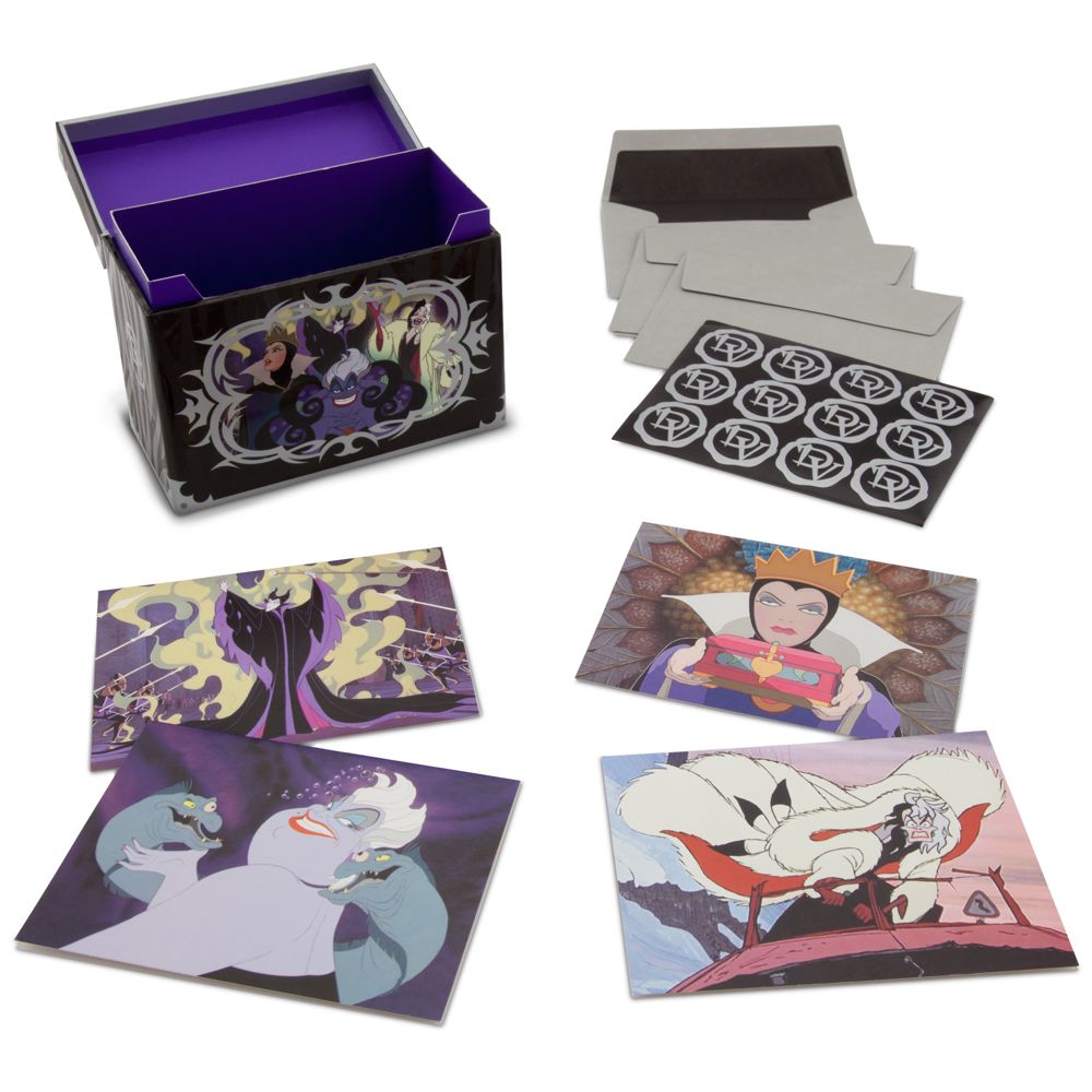 Classic Disney Villains Notecard Set