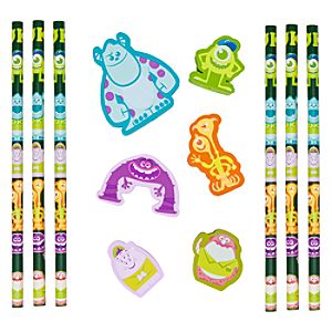 Monsters University Pencil and Eraser Set
