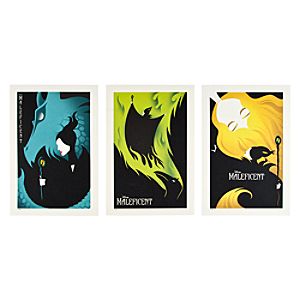 Maleficent Lithograph Set - Limited Edition