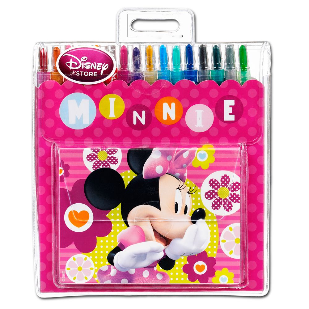 Minnie Mouse Crayon and Notebook Set
