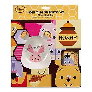 Winnie the Pooh and Friends Melamine Mealtime Set