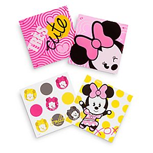 Minnie Mouse MXYZ Acrylic Coaster Set