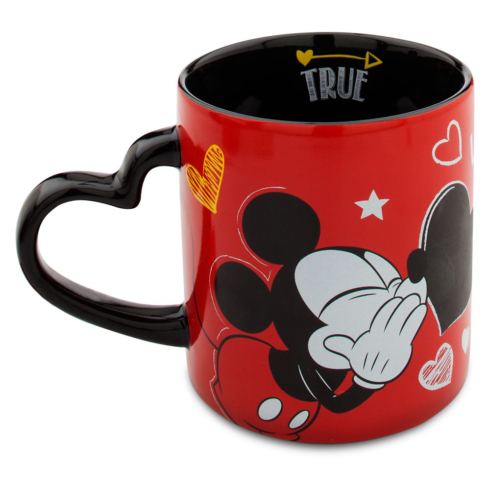 Mickey Mouse Heart Mug - ''I Love Mickey'' Collection