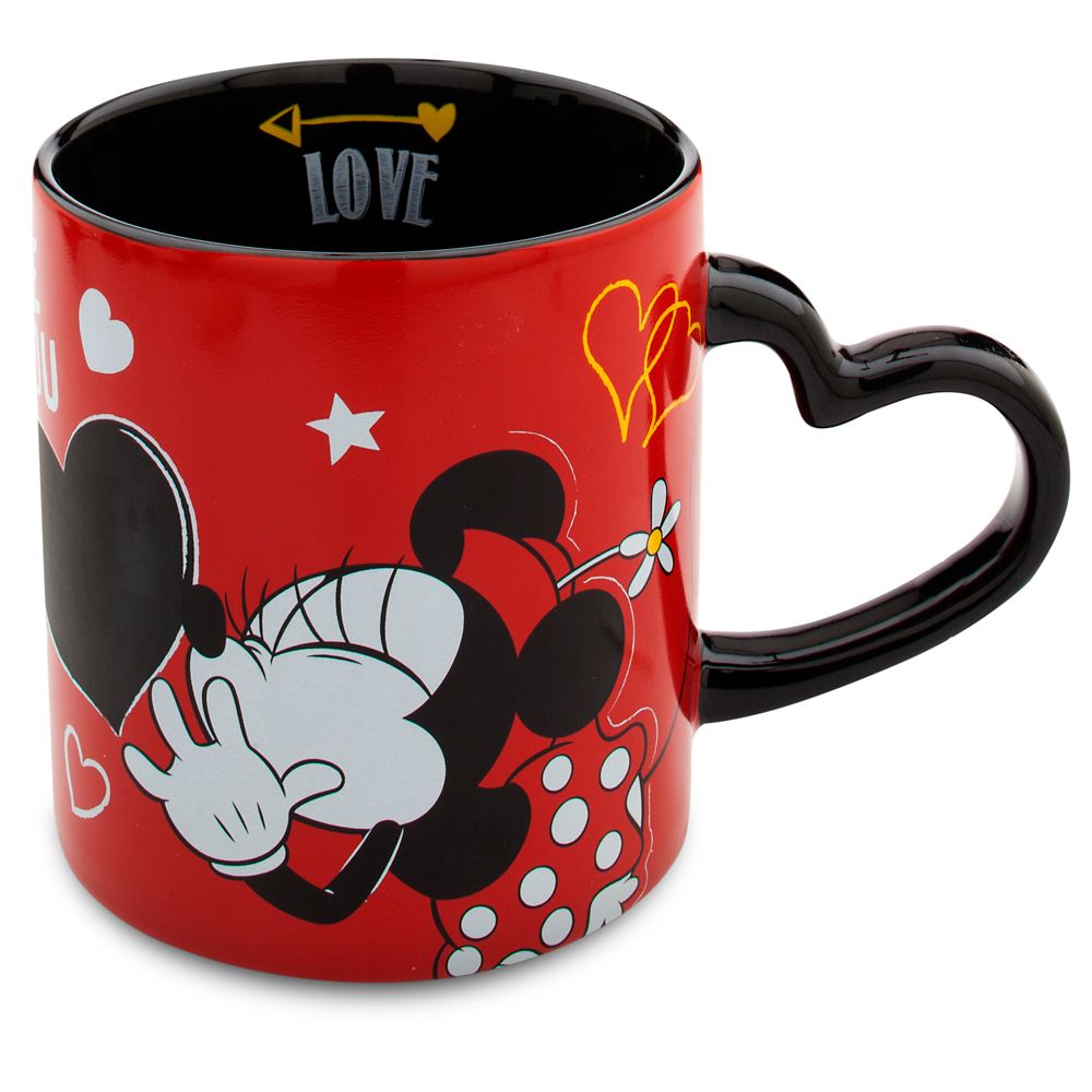 Minnie Mouse Heart Mug - ''I Love Mickey'' Collection