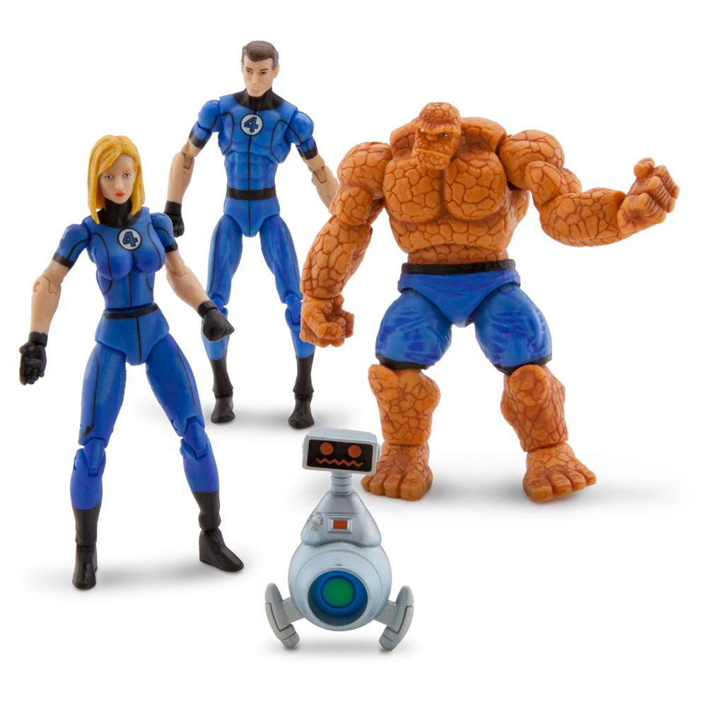 Fantastic Four Action Figure Set -- 4-Pc.