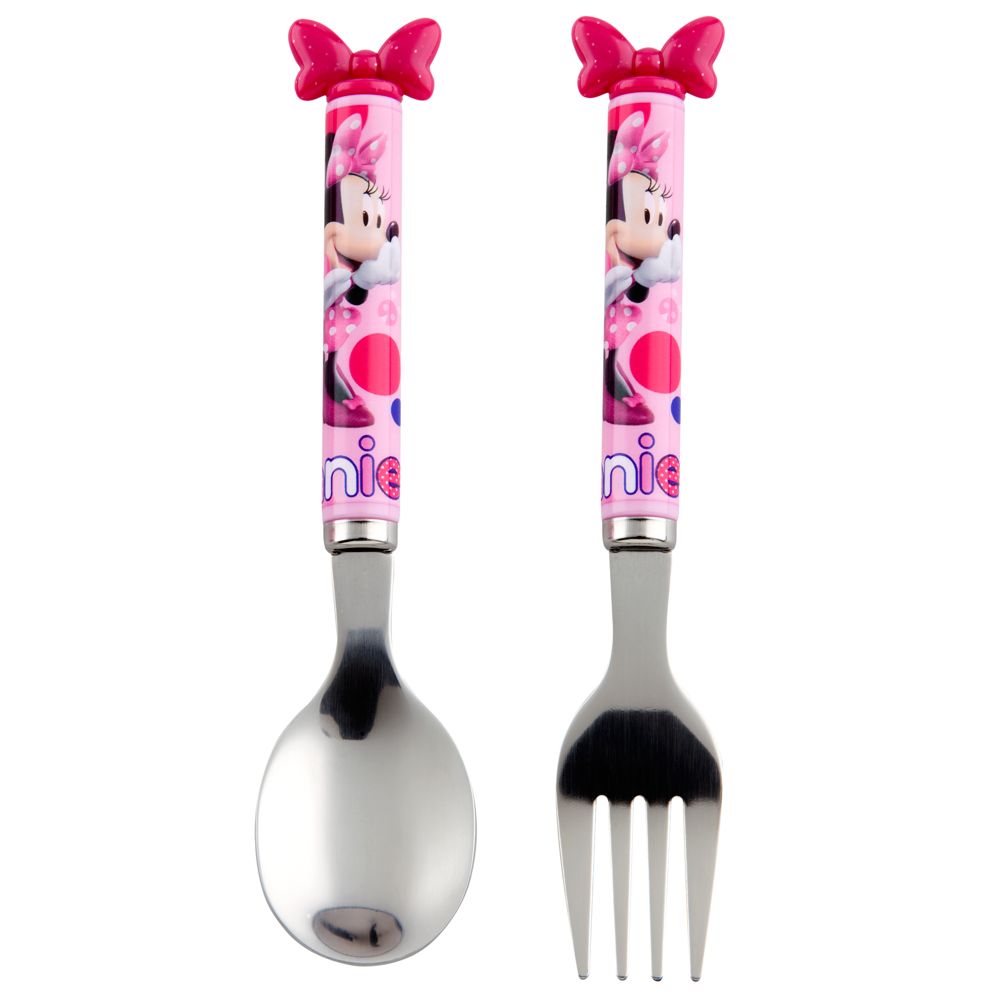 Minnie Mouse Flatware Set -- 2-Pc.
