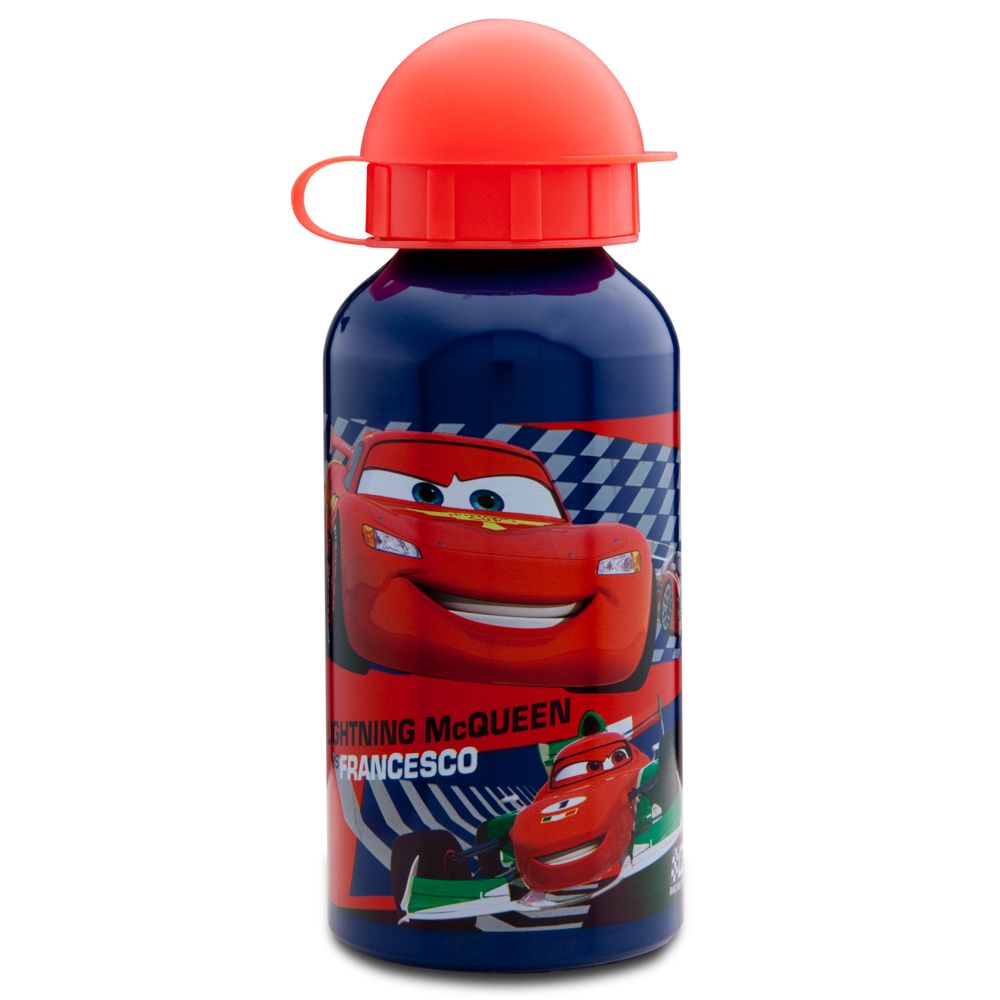 Aluminum Cars 2 Lightning McQueen and Francesco Water Bottle -- Small