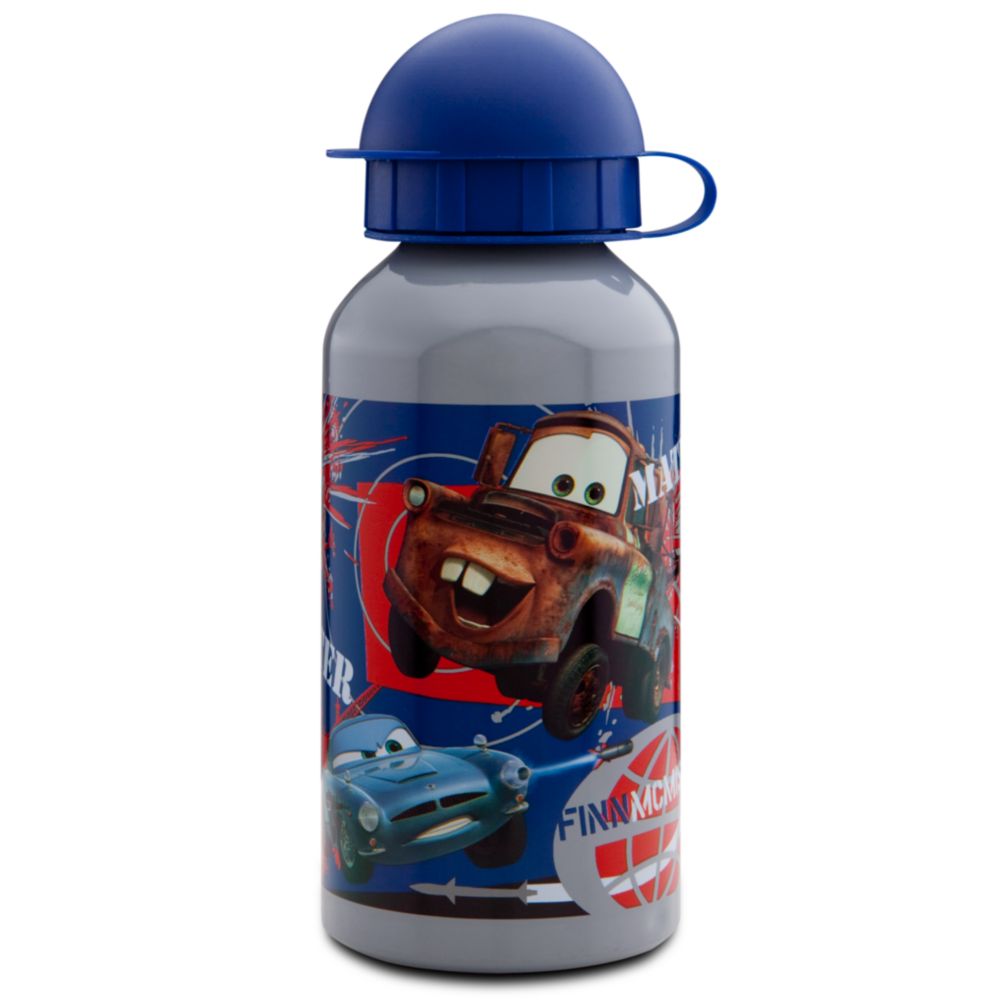 Aluminum Cars 2 Finn McMissile and Tow Mater Water Bottle - Small