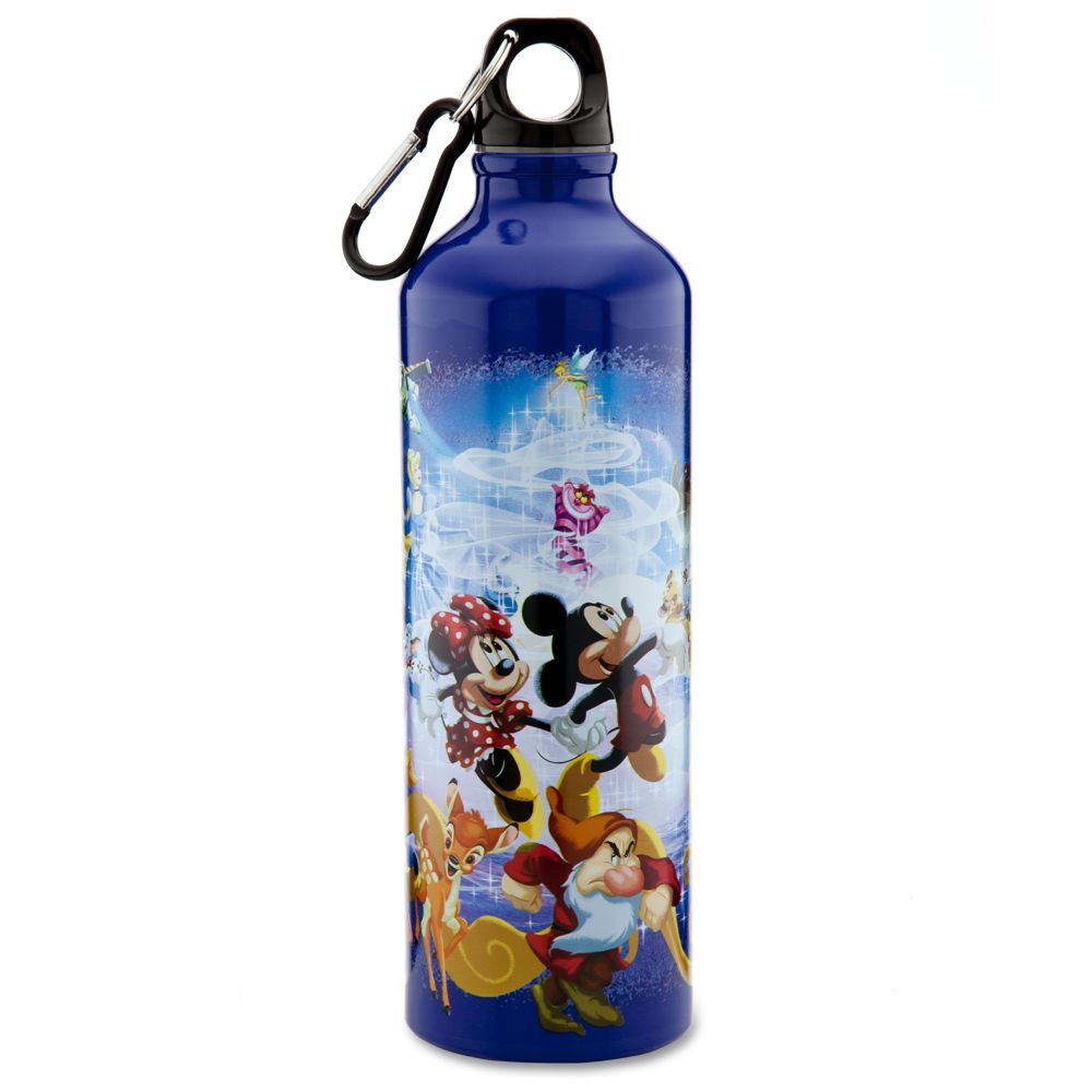 Aluminum Disney Store 25th Anniversary World of Disney Water Bottle