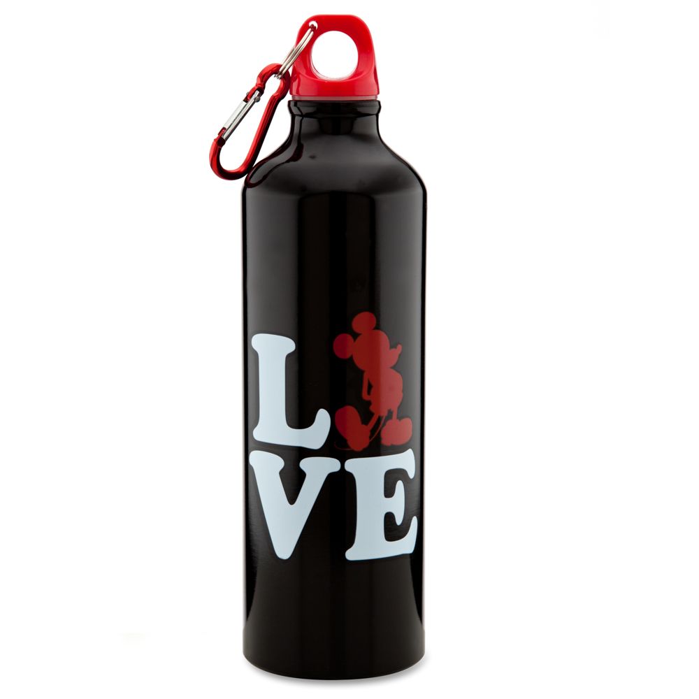 Aluminum Love Mickey Mouse Water Bottle