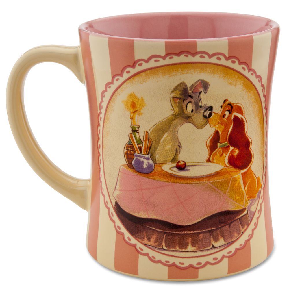 Disney Store 25th Anniversary Lady and the Tramp Mug