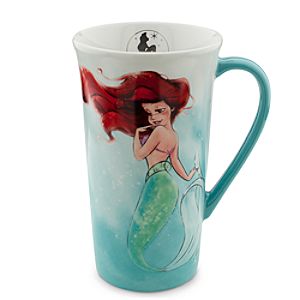 The Art of Ariel Mug - White/Aqua