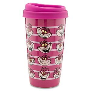Ceramic Cheshire Cat Travel Tumbler