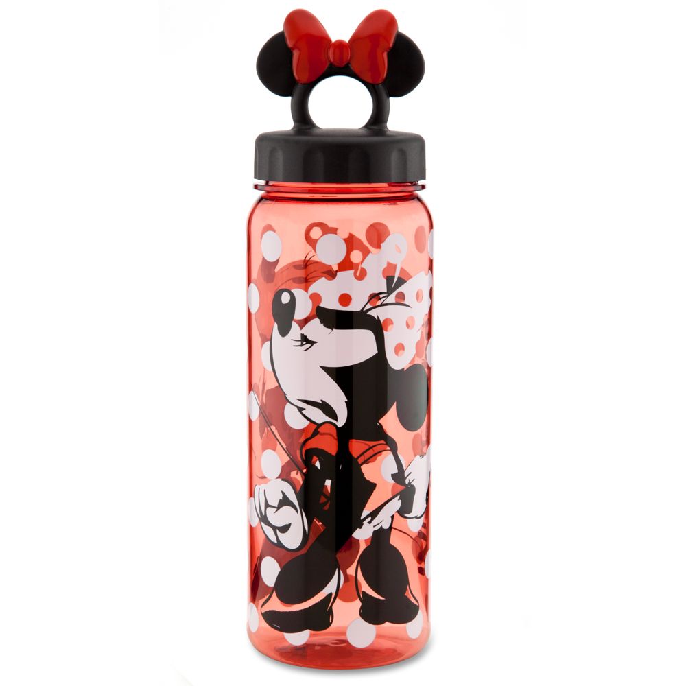 Polka Dot Minnie Mouse Water Bottle