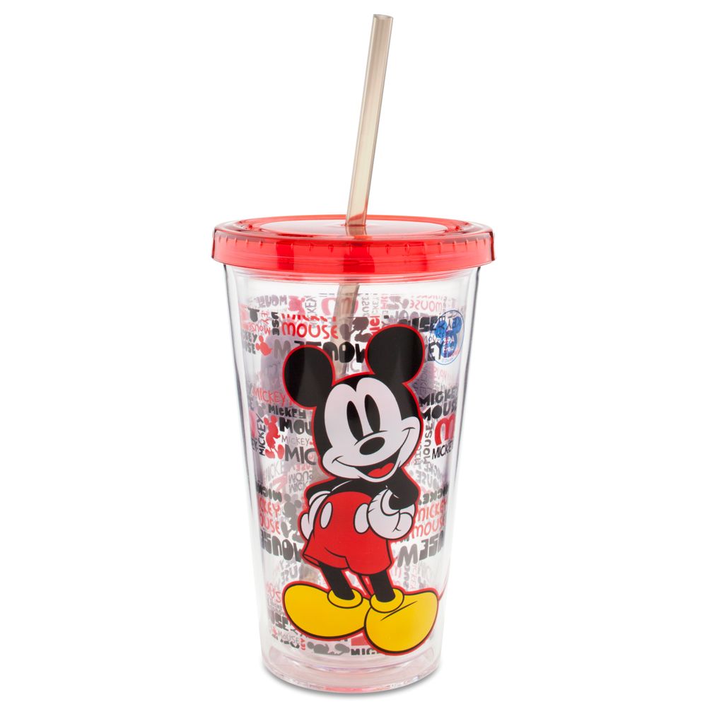 Mickey Mouse Large Tumbler with Straw