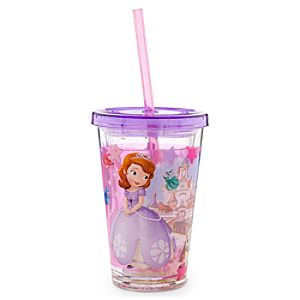 Sofia the First Tumbler with Straw -- Small