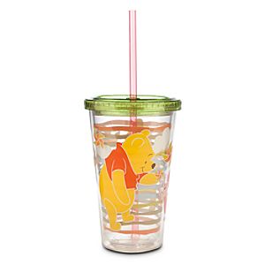 Winnie the Pooh and Piglet Tumbler with Straw