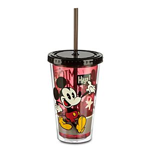 Mickey Mouse Tumbler with Straw