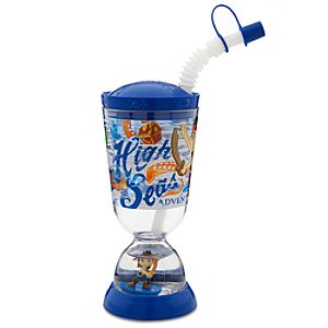 Jake and the Never Land Pirates Snowglobe Tumbler with Straw
