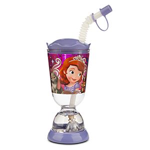 Sofia the First Snowglobe Tumbler with Straw